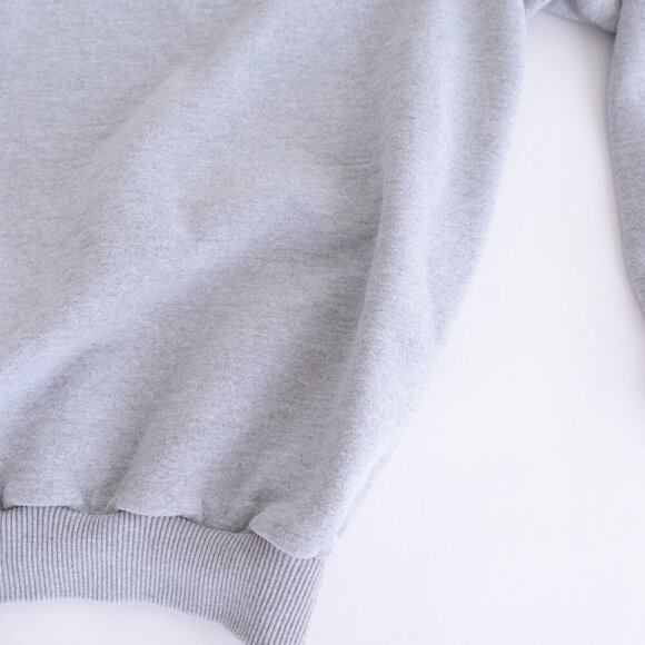 Vintage Non-Fiction Gray 100% Cotton Crew Neck Sweater Size Large - Picture 6 of 11